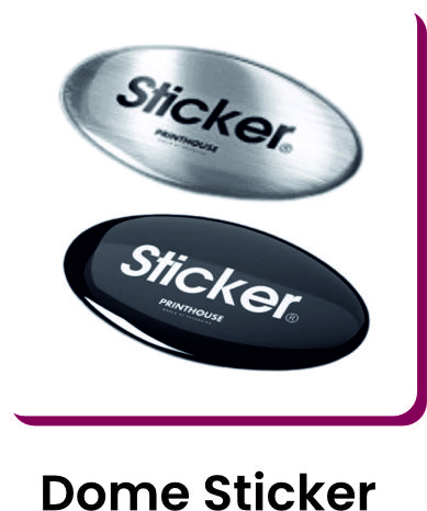 Dome Sticker Printing